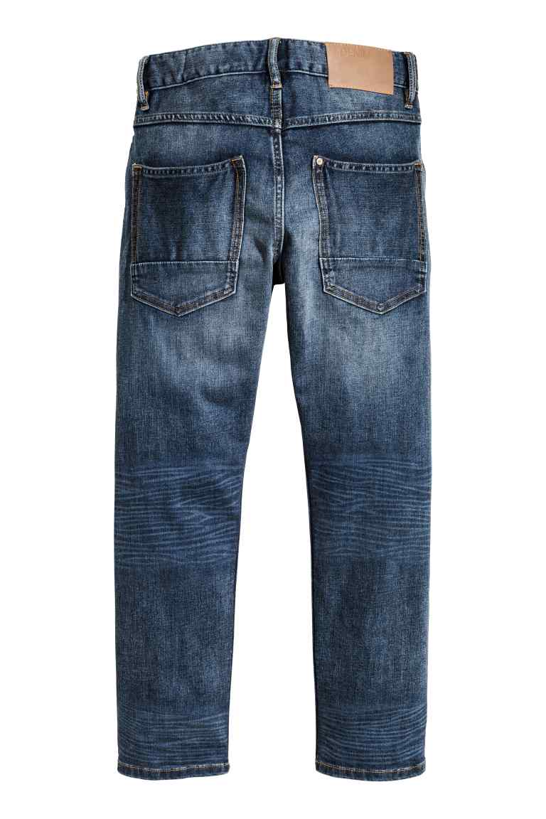 Tapered Jeans with a key chain